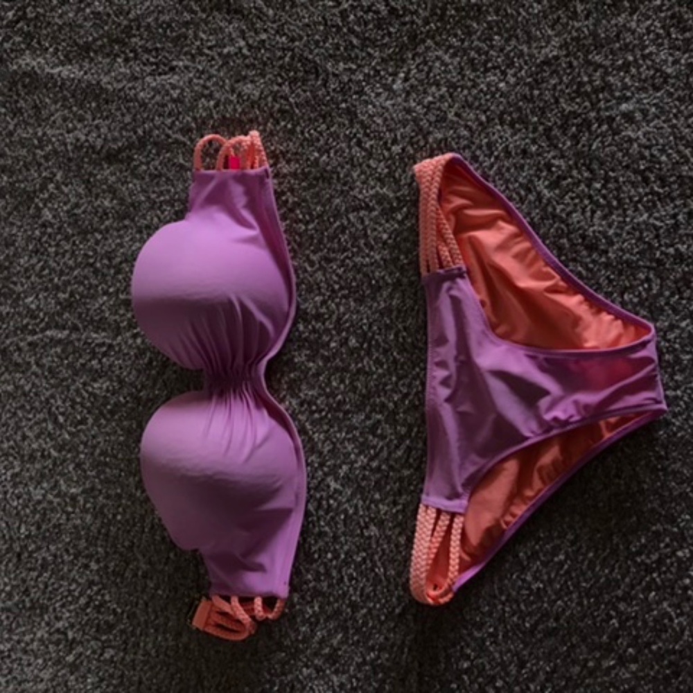 Pink and Purple bikini